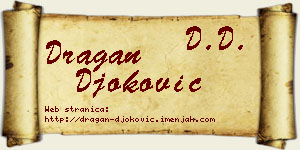 Dragan Đoković vizit kartica